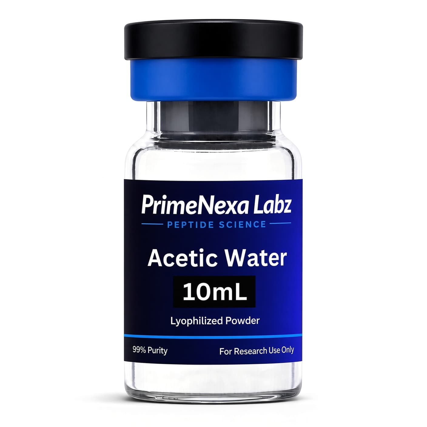 Acetic Water 10mL peptide vial